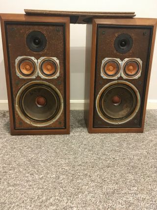 Vintage Klh Model 5 Five Acoustic - Suspension Speakers