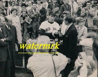 1960 Ted Williams Boston Red Sox Al Hof 8x10 Photo /