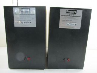 Rogers LS3/5A Monitor Loudspeakers matched pair So15724 AB 15 ohms 25 watt 2