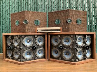 Bose 901 Series Iv Speakers W/ Equalizer (recently Re - Foamed) Properly