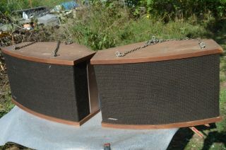 Vintage Bose 901 Series V Direct Reflecting Loudspeaker Loud Speakers Pair