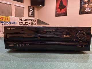 Pioneer Elite Cld - 59 Laserdisc Cd Player With Remote And Box Perfect