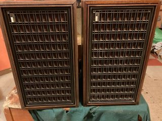 Pair Fisher Xp - 7c 12 " Speakers - 4 Way,  5 Drivers - 30 To 20k Hz - 30 Day