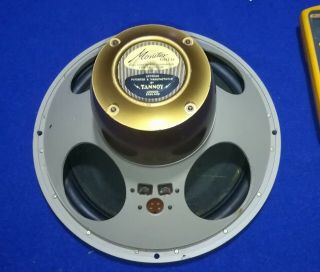 Single Tannoy Monitor Gold Dual Concentric Speakers Type Lsu/hf/12/8,