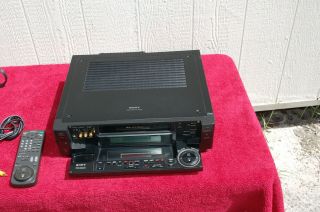 Sony SLV - R1000 S - VHS Player Recorder HiFi Stereo NTSC Editing w/ Remote 2