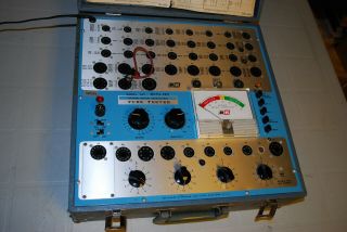 B&k Dynamic Mutual Conductance 707 Dyna Jet Tube Tester With Chart