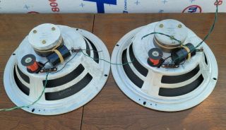 Vintage Ampex 12 " Woofers Speakers Rare From Console General Electric Ge