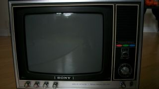 Vintage Sony Trinitron Tv Kv - 1200u Collector Or Retro Gaming