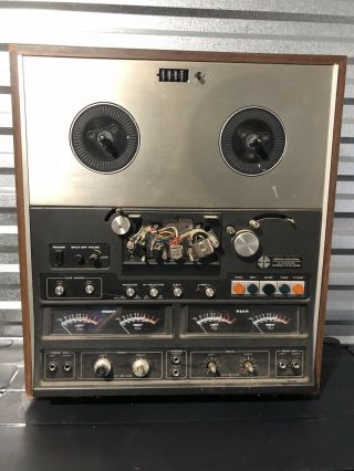 Vintage Akai Gx 280d Ss 4 Channel Quad Reel To Reel Recorder