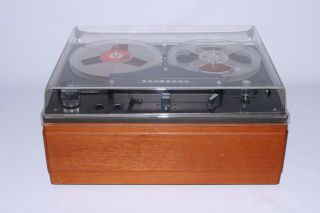 Tandberg 12 - 41 Reel To Reel 4 Track Recorder With Cover See Video