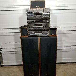 Vintage Technics Sd - S935 Stereo Surround Sound System Complete
