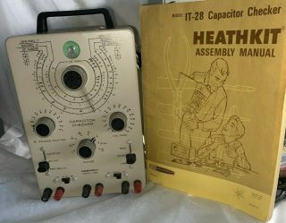 Heathkit It - 28 Vintage Capacitance Meter Capacitor Tester Checker
