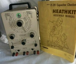 Heathkit IT - 28 Vintage Capacitance Meter Capacitor Tester Checker 2
