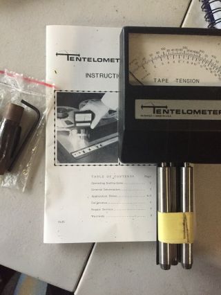 Tentel Model T2 - H 20 - 2 Tentelometer Tape Tension Gauge W/wrench & Weight