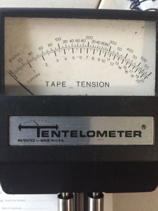 Tentel Model T2 - H 20 - 2 Tentelometer Tape Tension Gauge w/Wrench & Weight 2