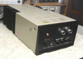 Sansui BA - 90 basic power amplifier.  Classic black faced model 2