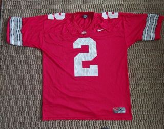 Vtg Ohio State Buckeyes 2 Nike Football Jersey Mens Xl Made In Usa