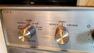VINTAGE THE FISHER X - 101 - D TUBE STEREO INTEGRATED AMPLIFIER 2