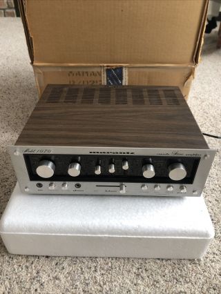 Marantz Model 1070 Console Stereo Amplifier Vtg Japan W/box Rare
