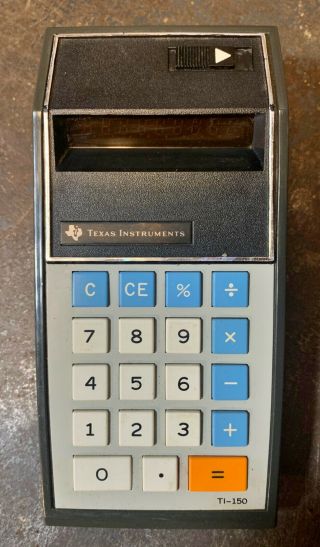 VTG Rare Texas Instruments Prototype Calculator TI 150 CB Wilson Estate 2
