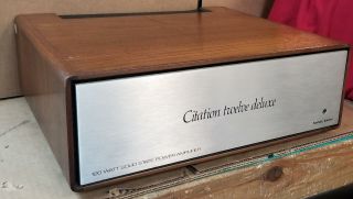 Citation Twelve Deluxe Power Amplifier,  Wood Housing V
