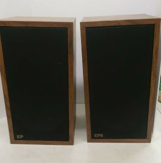 Epi Model 100v Speakers Set Pair Walnut Cabinet Home Entertainment 2