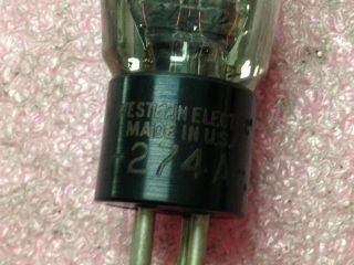 Western Electric 274A Rectifier Vacuum Tube | O118 2