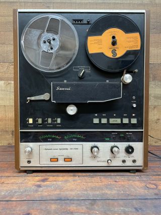 Rare Sansui Sd - 7000 Automatic Reserve High Fidelity Reel To Reel,  (see Details)