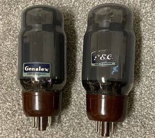 Genalex Gec Kt66 Tetrode Vacuum Tubes Valves Made In England Uk Pair Jtm45 Quad