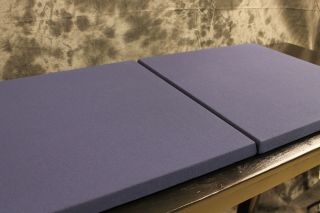 Two JBL 4430 Studio Monitor Grilles Dark Blue Fabric 2