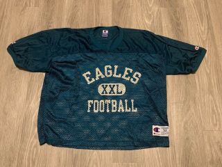 Philadelphia Eagles Vintage Champion Practice Jersey Mesh Green 2xl 5x Dp