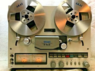 Teac X - 3 Stereo Tape Deck Reel - To - Reel - - See Video
