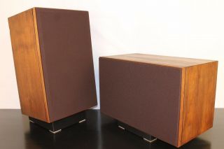 Choose From 15 Colors.  Jbl L - 100 Grille Set.  Two Walnut Frames & Inserts.
