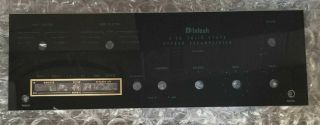 Mcintosh Mc C26 Glass Faceplate With Decal