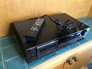 Denon DRM - 740 Cassette Tape Deck 3 Head Player 3