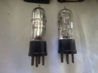Pair Western Electric 239 - A Mic Preamp Vacuum Tube - Wrapping,