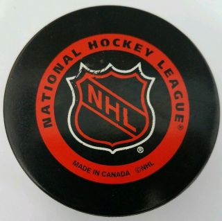 National Hockey League Inglasco Vintage Canada Nhl Gary B Bettman Game Puck