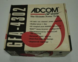 Adcom Gfa - 4302 Old School Classic Amplifier - In The Box