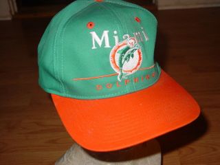 Vintage Miami Dolphins Hat Football Nfl Cap