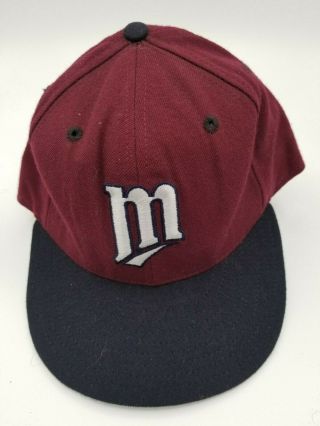 Vintage Minnesota Twins Era Fitted Hat Deadstock 90 