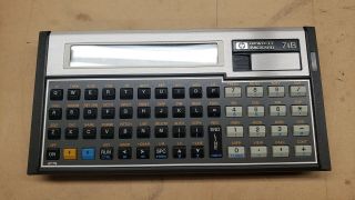 Vintage HP Hewlett Packard 71B Scientific Calculator Pocket Computer with case 2