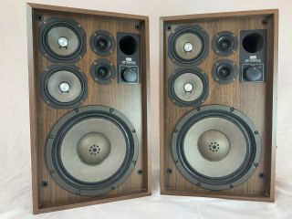 Sansui Sp - 2500x Vintage 3 - Way 5 - Speaker Hi - Fi Speakers And