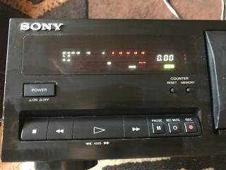 Sony Tc - K615s 3 Head Dolby B,  C,  S,  Nr Hx Pro Stereo Cassette Deck