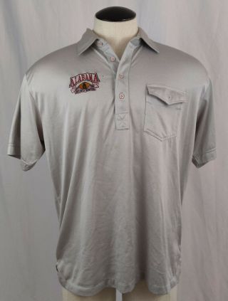 Vintage 1992 Alabama Crimson Tide Decade Of Champions Golf Shirt Size Xl Flaws