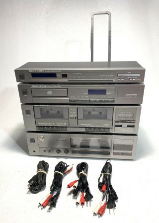 Marantz Stack Bundle: Tuner,  Cd Player,  Stereo Double Cassette Deck,  Amplifier