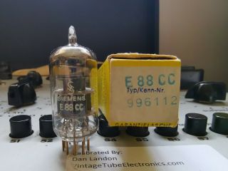 One (1) Nos Nib Rare Siemens Triple Mica D - Getter E88cc 6922
