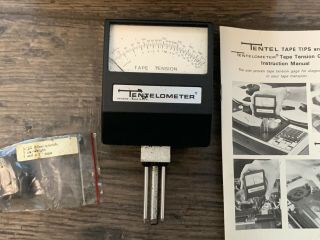 Tentel Model T2 - H 20 Tentelometer Tape Tension Gauge & Weight READ 3