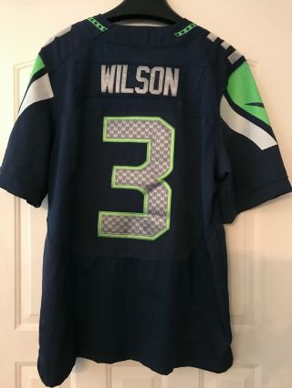 Nike Seattle Seahawks Youth Jersey Size 12/ 3 Russell Wilson 2