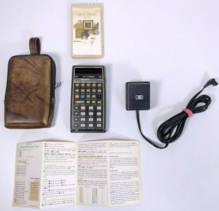 Hewlett - Packard Hp - 67 Programmable Calculator With Charger,  Padded Case,  Media