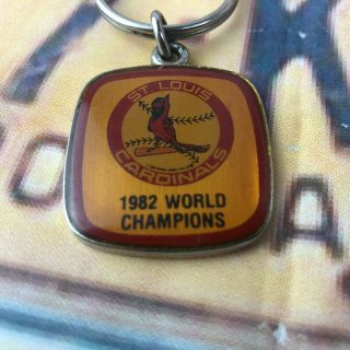 1982 St.  Louis Cardinals World Series Champion Key Chain 2